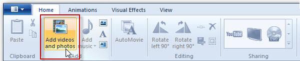 Убедитесь, что поддерживаются файлы, вы можете увидеть на   Киностудии Windows Live поддерживаемые видео форматы