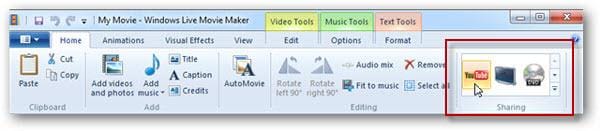 Можно записывать видео на DVD с помощью Windows DVD Maker или поделиться на YouTube или сохранить как видео для воспроизведения